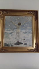 Paul Fischer  Woman on a Rock